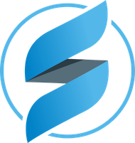 Blue Sporos logo.